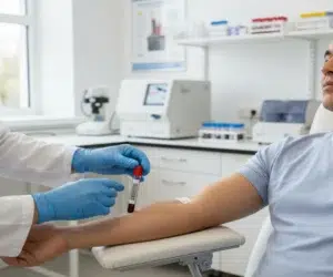 Coleta de sangue venoso para sorologia de anti-hcv